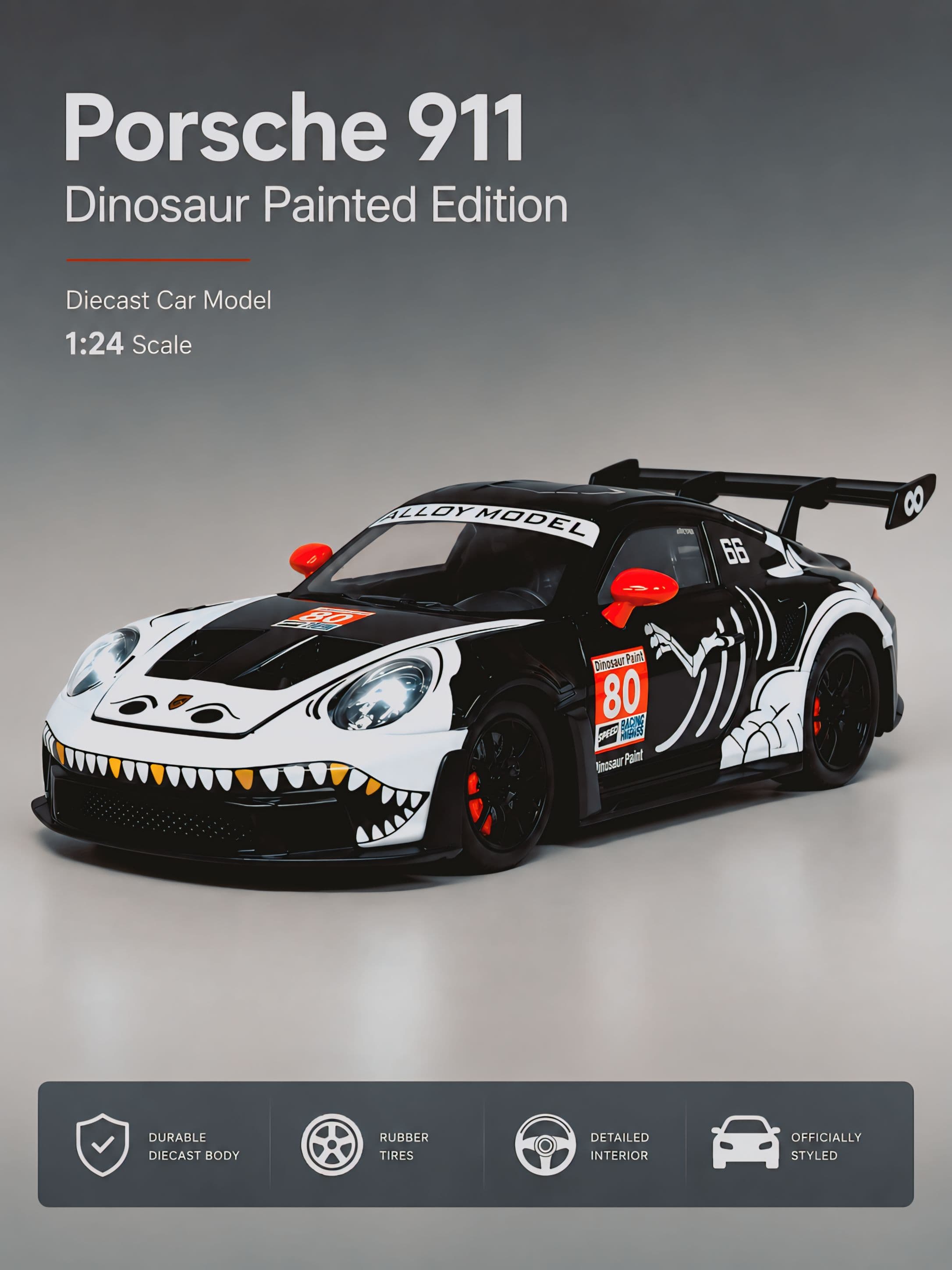Porsche 911 Dianosour Painted Edition
