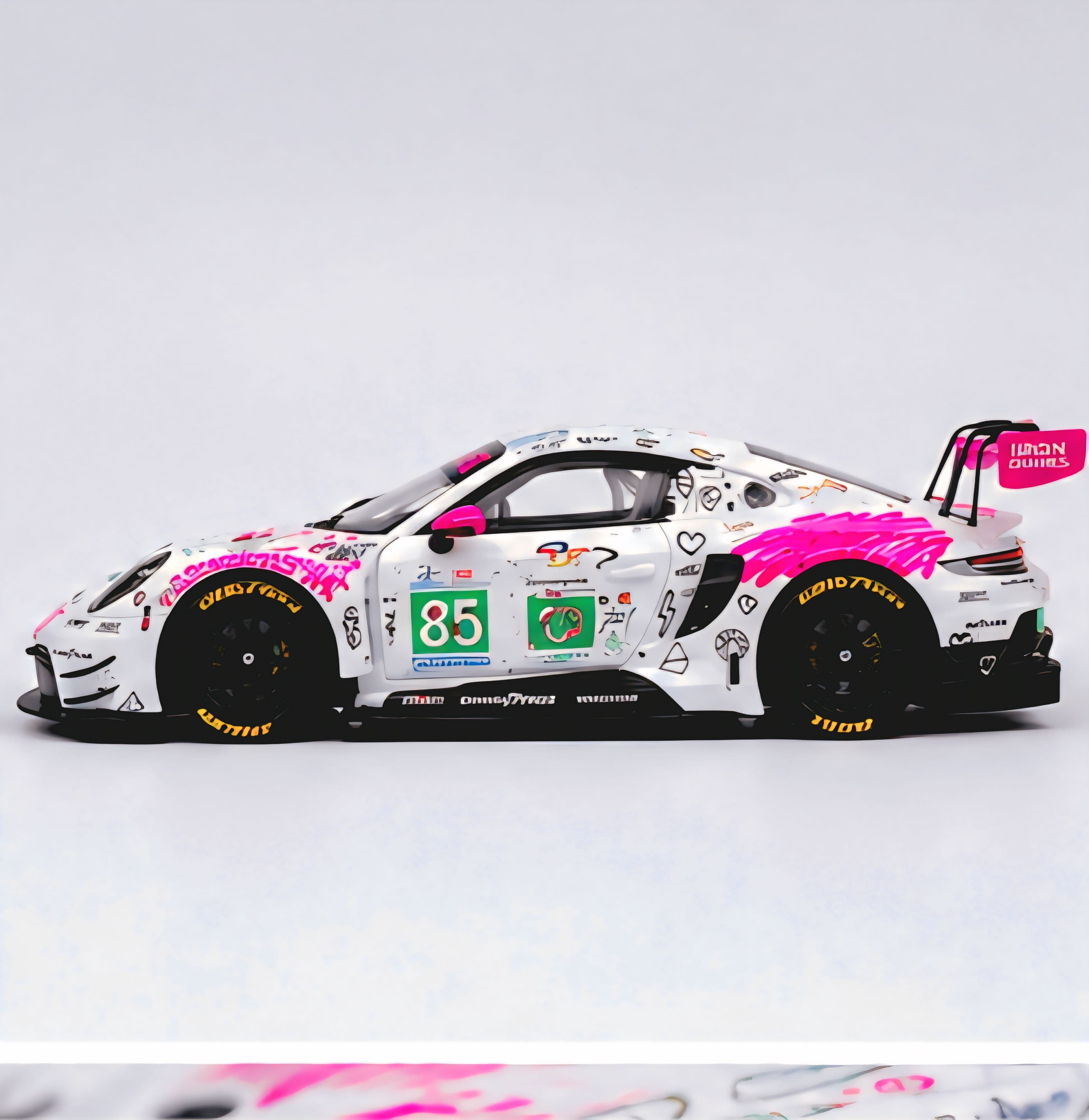 Porsche 911 GT3 R Lady Almost Gone Alloy Car thumbnail 3