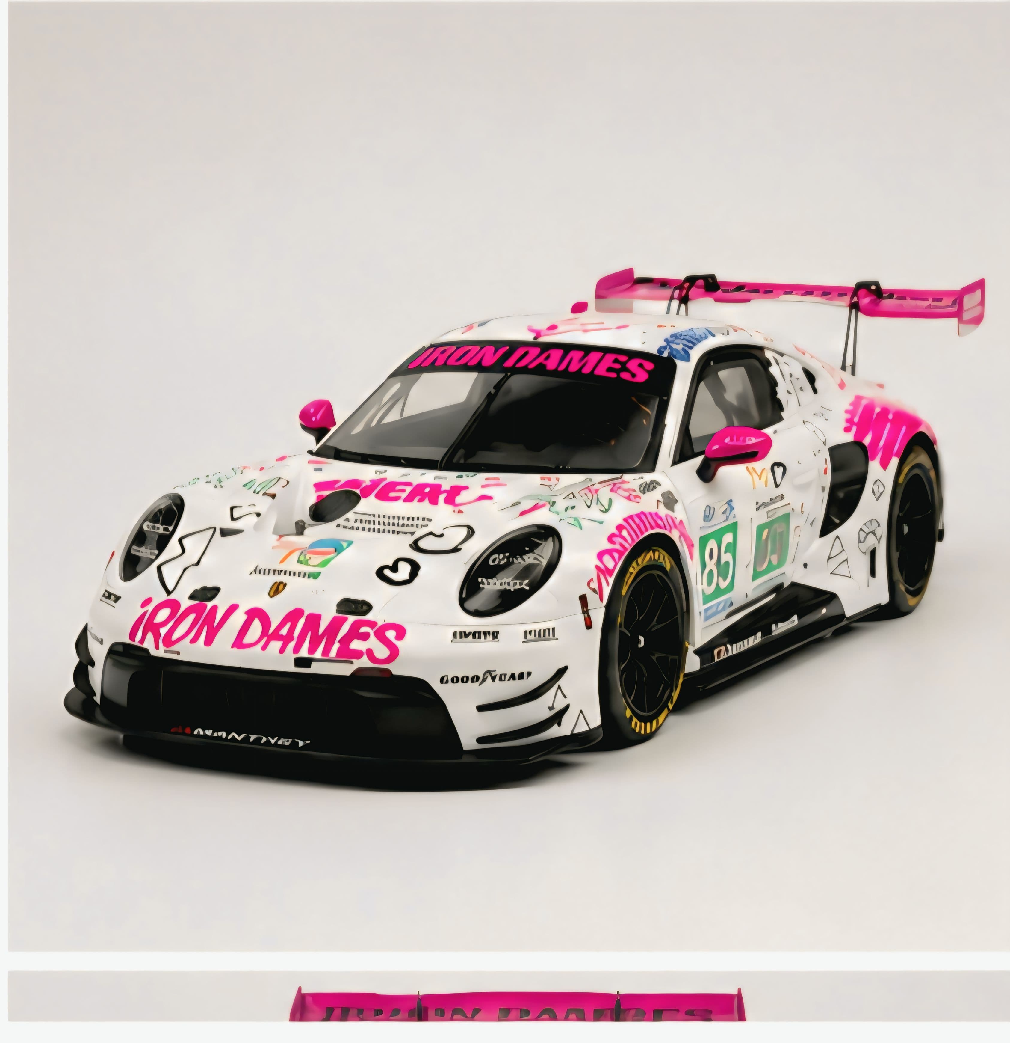 Porsche 911 GT3 R Lady Almost Gone Alloy Car thumbnail 2
