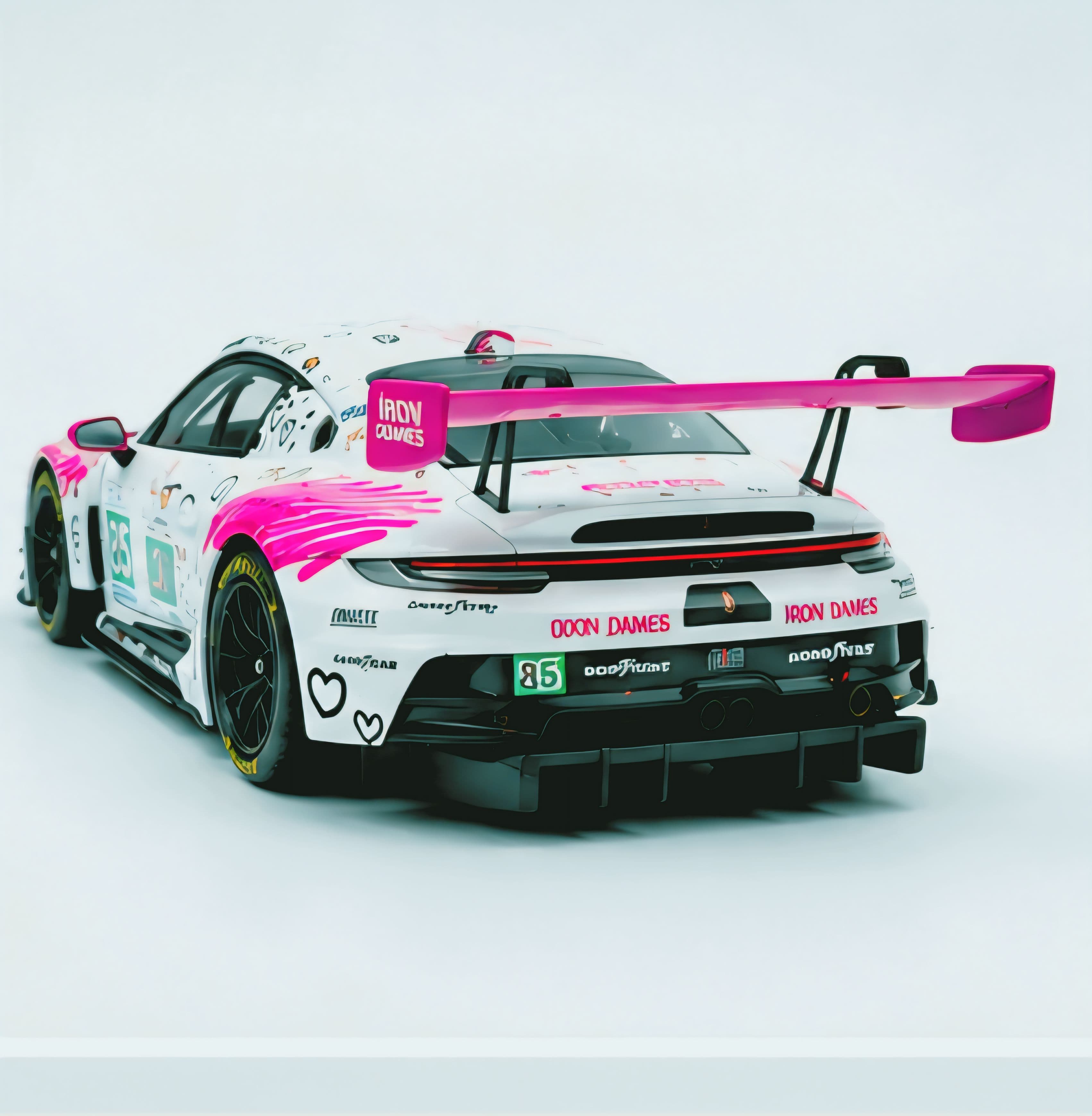 Porsche 911 GT3 R Lady Almost Gone Alloy Car thumbnail 4